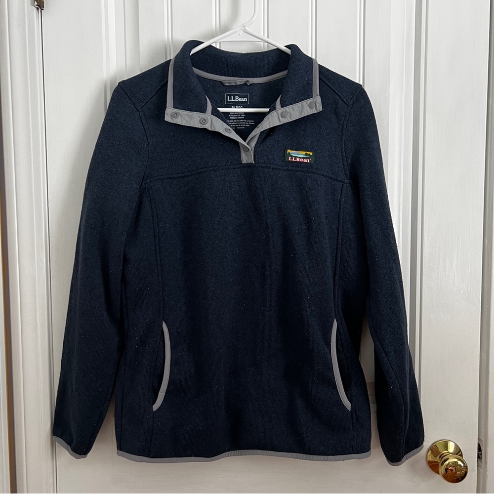 LL Bean Womens Sweater Fleece